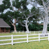 Acreage PVC Post & Rail Fencing